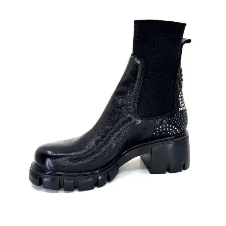 Fru.it 8341 Cuir Noir*Femme Bottines