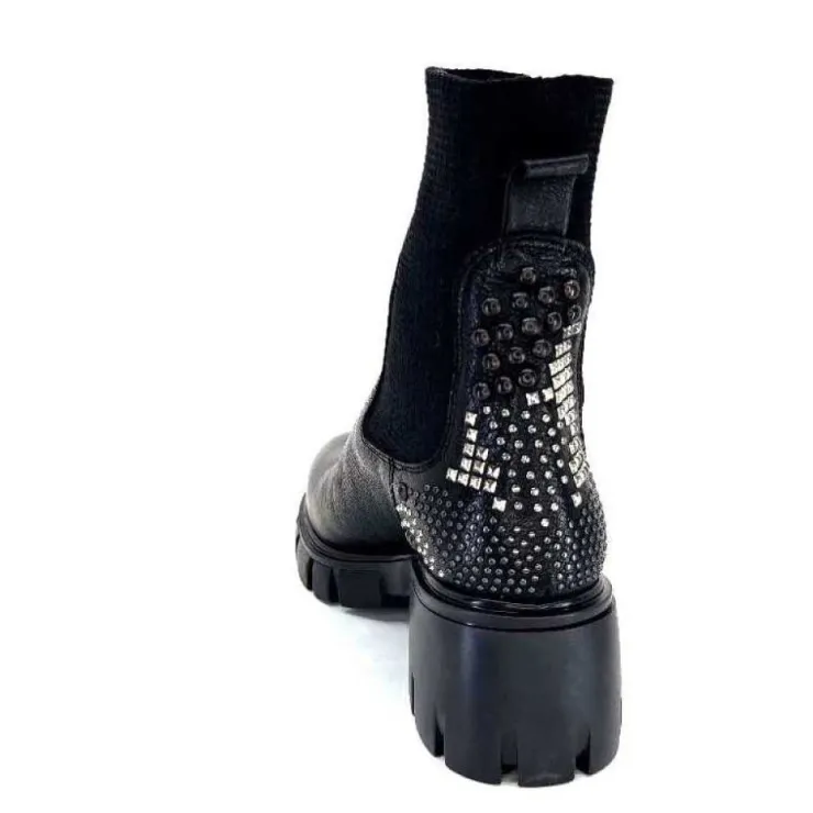 Fru.it 8341 Cuir Noir*Femme Bottines