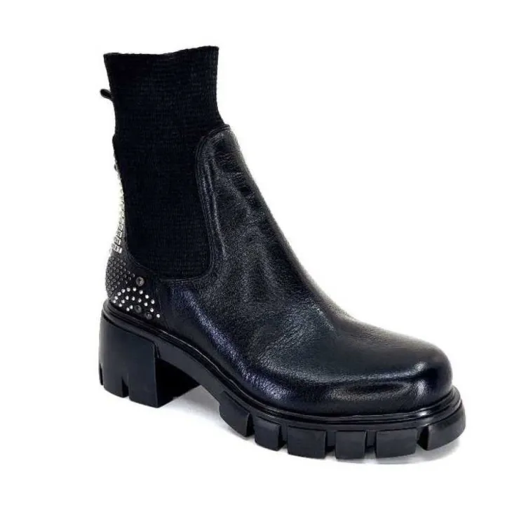 Fru.it 8341 Cuir Noir*Femme Bottines