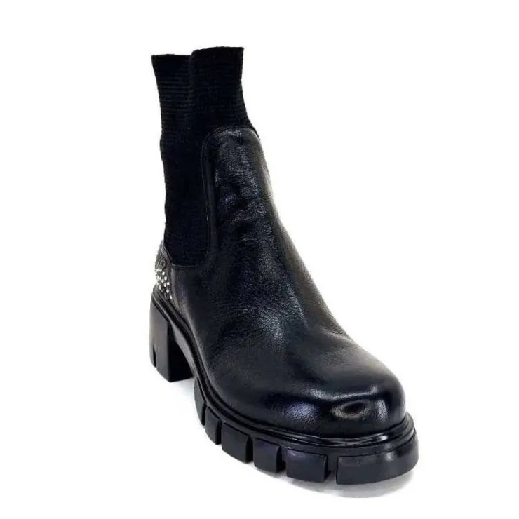 Fru.it 8341 Cuir Noir*Femme Bottines