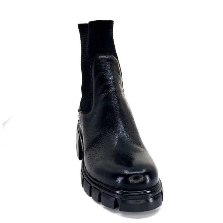 Fru.it 8341 Cuir Noir*Femme Bottines