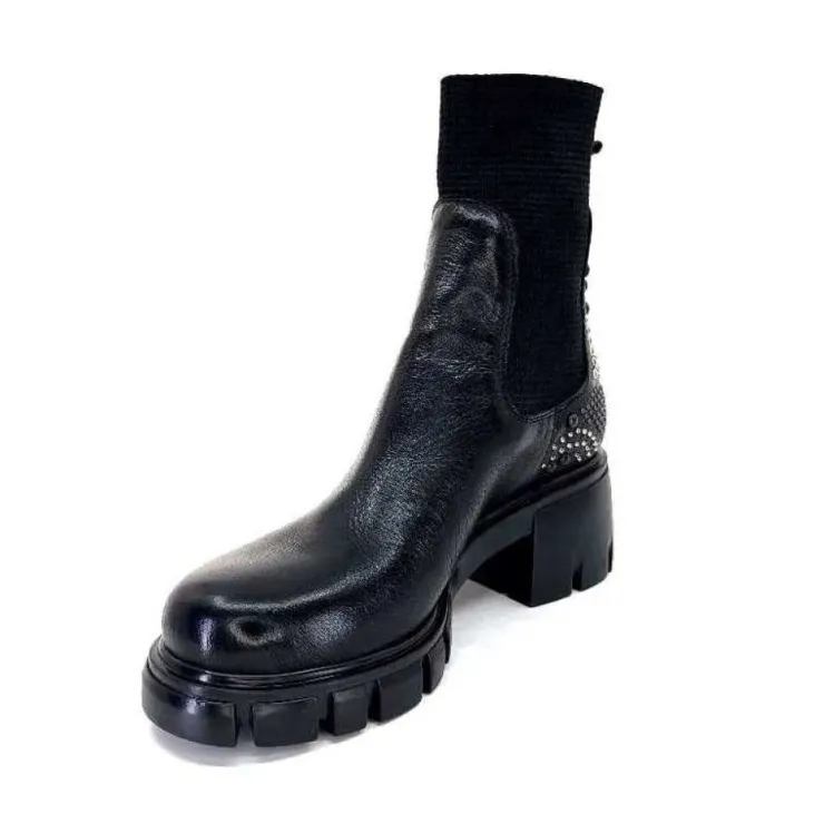 Fru.it 8341 Cuir Noir*Femme Bottines