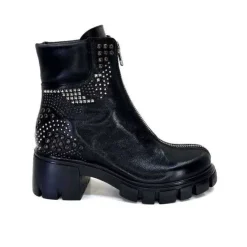Fru.it 8340 Cuir Noir*Femme Bottines