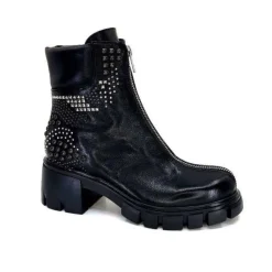 Fru.it 8340 Cuir Noir*Femme Bottines