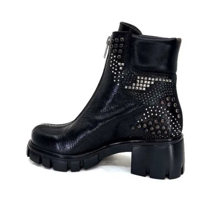 Fru.it 8340 Cuir Noir*Femme Bottines