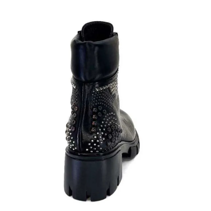 Fru.it 8340 Cuir Noir*Femme Bottines