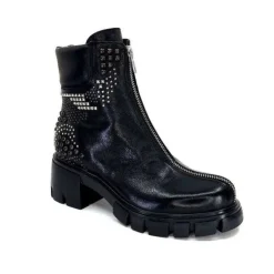 Fru.it 8340 Cuir Noir*Femme Bottines