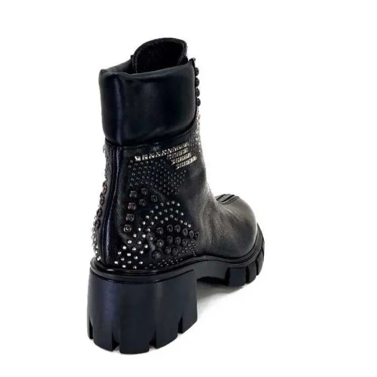 Fru.it 8340 Cuir Noir*Femme Bottines