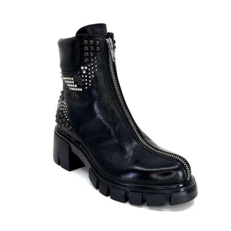 Fru.it 8340 Cuir Noir*Femme Bottines