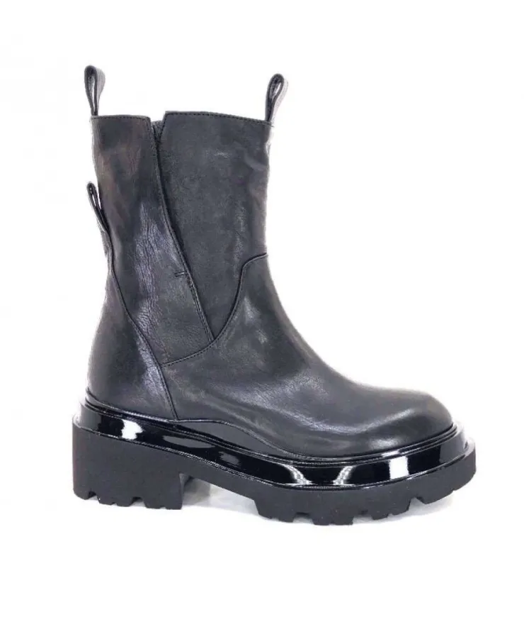 Fru.it 7114 Cuir Noir*Femme Bottines