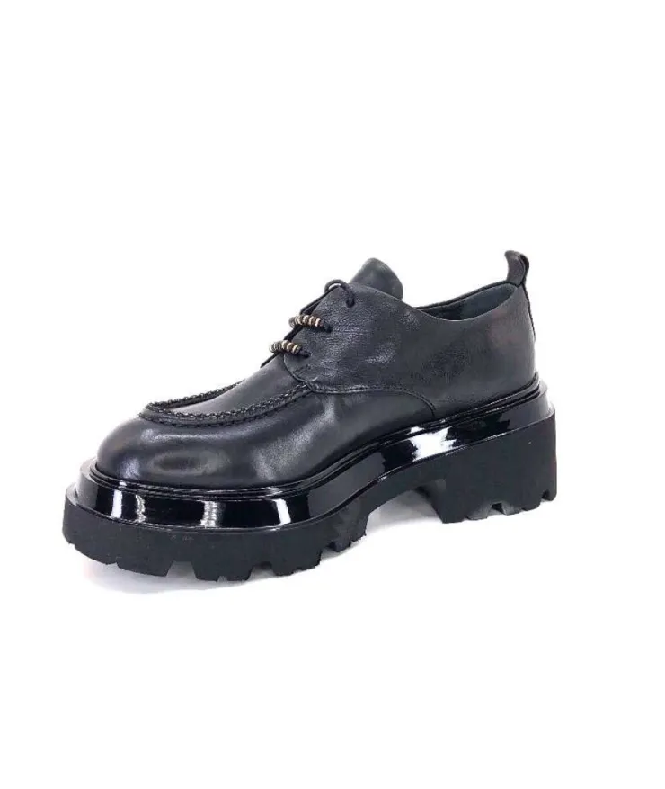 Fru.it 7121 Cuir Noir*Femme Lacets
