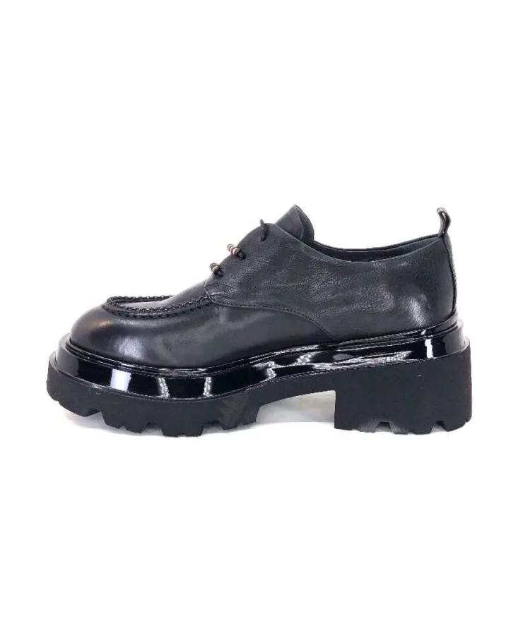 Fru.it 7121 Cuir Noir*Femme Lacets
