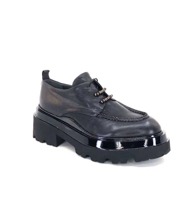 Fru.it 7121 Cuir Noir*Femme Lacets
