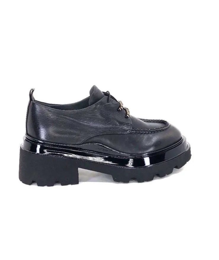 Fru.it 7121 Cuir Noir*Femme Lacets