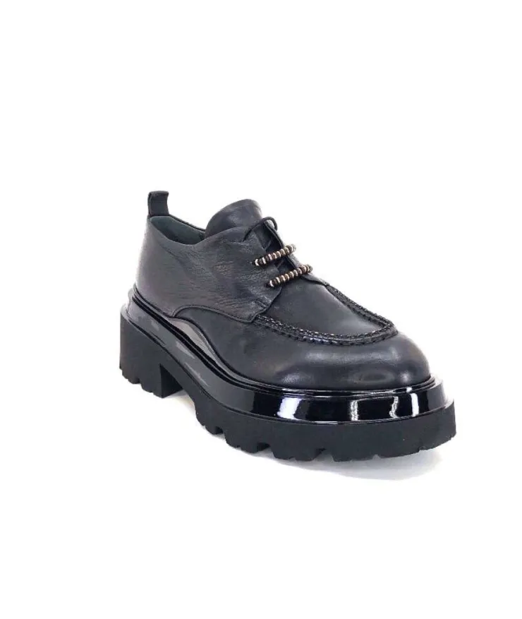 Fru.it 7121 Cuir Noir*Femme Lacets