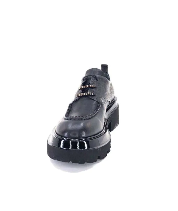 Fru.it 7121 Cuir Noir*Femme Lacets