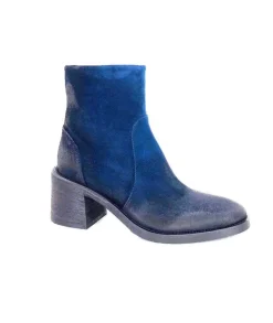 Fru.it 7740 Daim Vintage Bleu Petrole*Femme Bottines