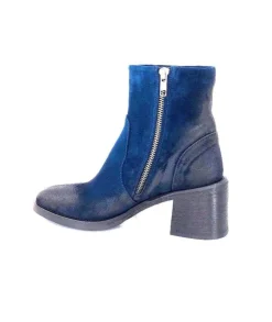 Fru.it 7740 Daim Vintage Bleu Petrole*Femme Bottines
