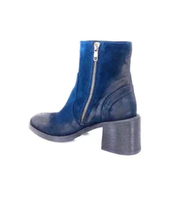 Fru.it 7740 Daim Vintage Bleu Petrole*Femme Bottines