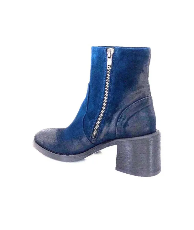 Fru.it 7740 Daim Vintage Bleu Petrole*Femme Bottines