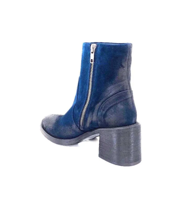 Fru.it 7740 Daim Vintage Bleu Petrole*Femme Bottines
