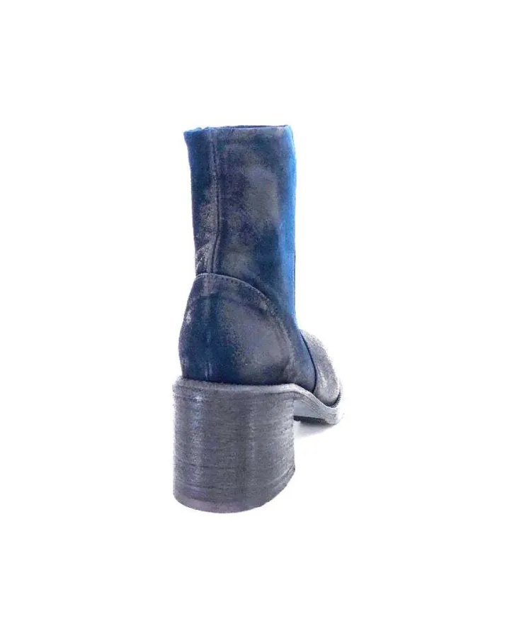 Fru.it 7740 Daim Vintage Bleu Petrole*Femme Bottines