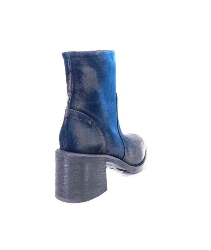 Fru.it 7740 Daim Vintage Bleu Petrole*Femme Bottines