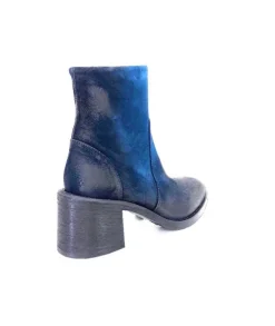 Fru.it 7740 Daim Vintage Bleu Petrole*Femme Bottines