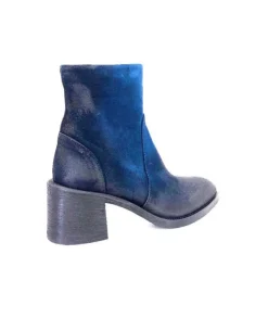 Fru.it 7740 Daim Vintage Bleu Petrole*Femme Bottines