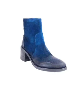 Fru.it 7740 Daim Vintage Bleu Petrole*Femme Bottines