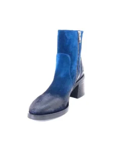 Fru.it 7740 Daim Vintage Bleu Petrole*Femme Bottines