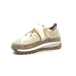 Gaimo Venus Crochet Textile Beige*Femme Baskets