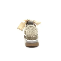 Gaimo Venus Crochet Textile Beige*Femme Baskets