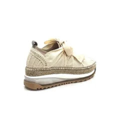 Gaimo Venus Crochet Textile Beige*Femme Baskets