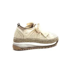Gaimo Venus Crochet Textile Beige*Femme Baskets