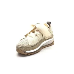 Gaimo Venus Crochet Textile Beige*Femme Baskets