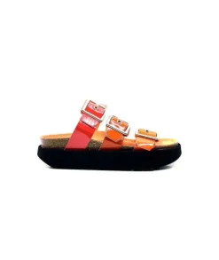 genuins factory s.l Genuins G104873 Cuir Vernis Orange*Femme Plagettes
