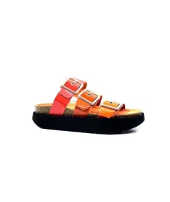 genuins factory s.l Genuins G104873 Cuir Vernis Orange*Femme Plagettes