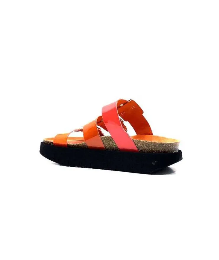 genuins factory s.l Genuins G104873 Cuir Vernis Orange*Femme Plagettes