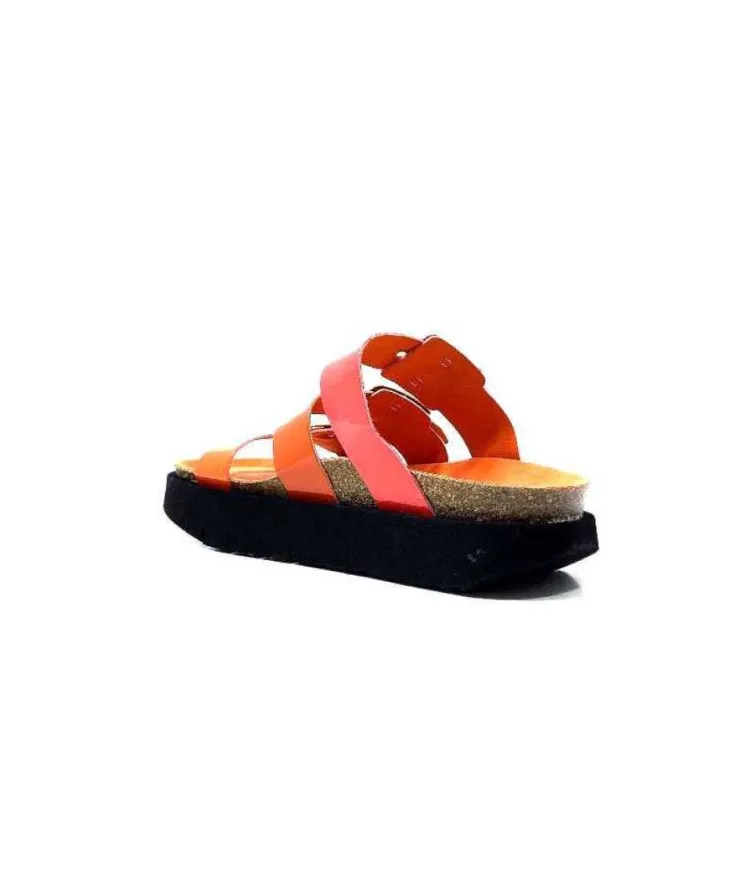 genuins factory s.l Genuins G104873 Cuir Vernis Orange*Femme Plagettes