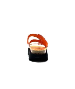 genuins factory s.l Genuins G104873 Cuir Vernis Orange*Femme Plagettes