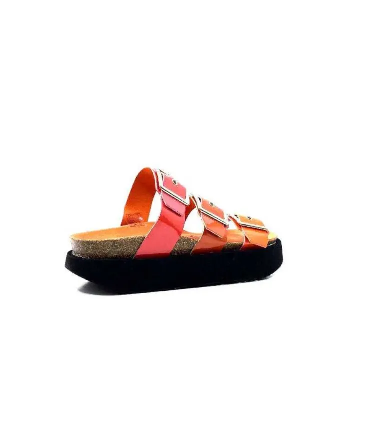 genuins factory s.l Genuins G104873 Cuir Vernis Orange*Femme Plagettes