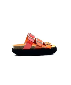genuins factory s.l Genuins G104873 Cuir Vernis Orange*Femme Plagettes