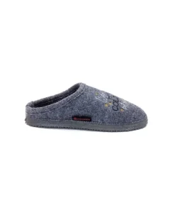 Giesswein Naunhof Laine Gris Schiefer*Femme Pantoufles