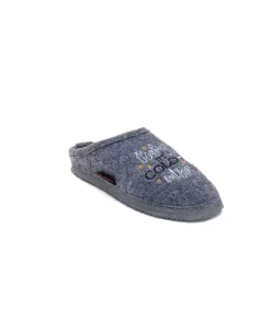 Giesswein Naunhof Laine Gris Schiefer*Femme Pantoufles