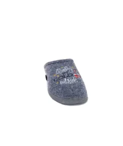 Giesswein Naunhof Laine Gris Schiefer*Femme Pantoufles