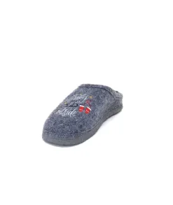 Giesswein Naunhof Laine Gris Schiefer*Femme Pantoufles