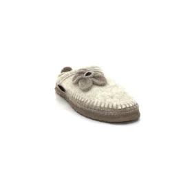 Giesswein Norheim Laine Beige Lamm*Femme Pantoufles