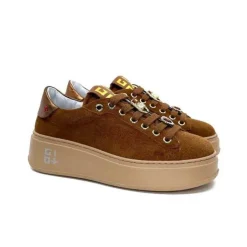 GioPiu Pia 102 A Daim Camel*Femme Baskets