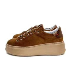 GioPiu Pia 102 A Daim Camel*Femme Baskets
